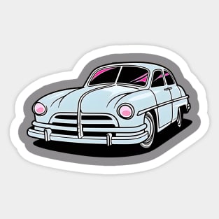 Vintage classic Car Designs Sticker